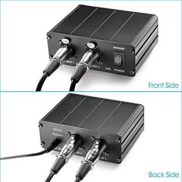 Neewer 48V Phantom Power Supply for Condenser Microphones
