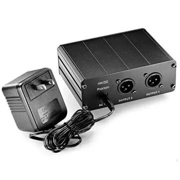 Neewer 48V Phantom Power Supply for Condenser Microphones