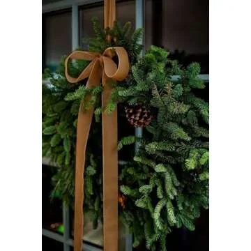 Copper Velvet Ribbon 1" Wide for Elegant Gift Wrapping