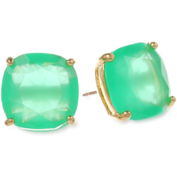 Kate Spade Green Beryl Stud Earrings - Unique Handmade Luxury
