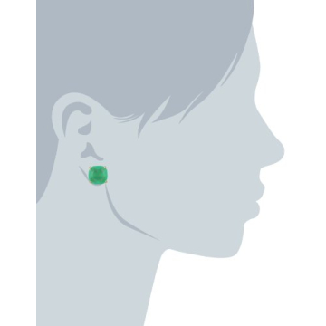 Kate Spade Green Beryl Stud Earrings - Unique Handmade Luxury