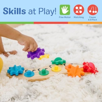 Melissa & Doug Caterpillar Gear Toy for Interactive Learning