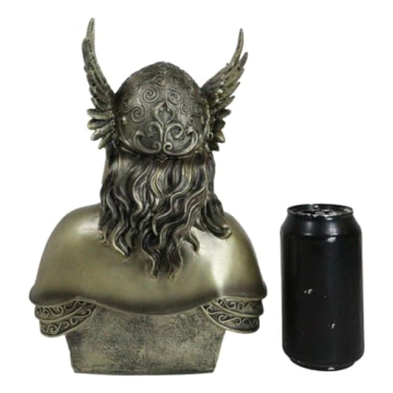 Stunning 11" Valkyrie Bust Statue for Norse Decor