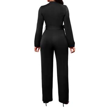Elegant Black Jumpsuit for Women - Dressy & Stylish