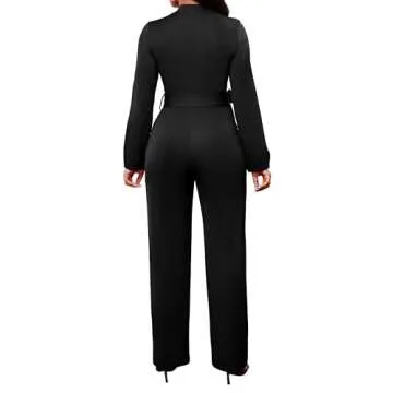 Elegant Black Jumpsuit for Women - Dressy & Stylish