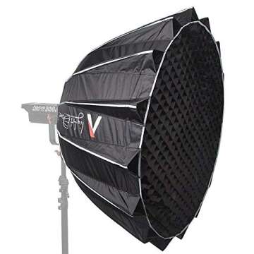 Aputure Light Dome II Softbox Bowens Mount with Diffuser and Honeycomb Grid for Studio Aputure C120D II C300D II 300X II 120T Mark 2 and Other Bowens Mount Lights, 35 Inch Deep Octagon Softbox