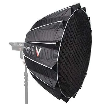 Aputure Light Dome II Softbox Bowens Mount with Diffuser and Honeycomb Grid for Studio Aputure C120D II C300D II 300X II 120T Mark 2 and Other Bowens Mount Lights, 35 Inch Deep Octagon Softbox