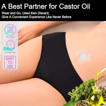 Convenient Castor Oil Patches for Easy Use Anywhere