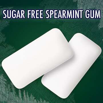 ECLIPSE Spearmint Chewing Gum Sugar Free, Sugar-Free Gum Bulk, 8.8-Ounce, 180 Piece Bag