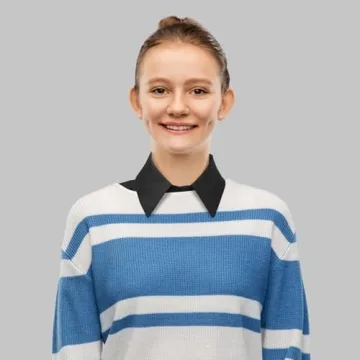 Detachable Dickey Collar for Elegant Style and Comfort