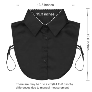 Detachable Dickey Collar for Elegant Style and Comfort
