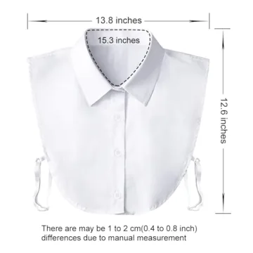 Detachable Dickey Collar for Elegant Style and Comfort