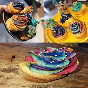 Premium Large Piping Bags and Tips Set - 7 Icing Tips for Cake Decorating - Cotton Icing Bag - Coupler I Professional Cupcake, Decorating Piping Tips