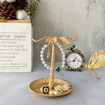 Tricune Metal Ring Dish Holder – Elegant Jewelry Organizer