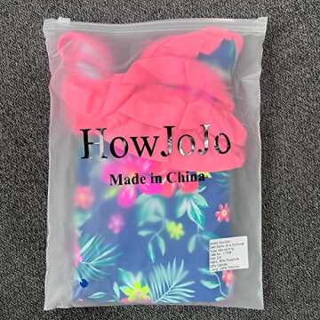 Big Girls Hawaiian Ruffle One Piece Swimsuit - Size 12/10-12