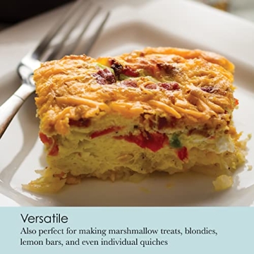 Chicago Metallic Brownie Pan - Perfectly Sliced Brownies Every Time!