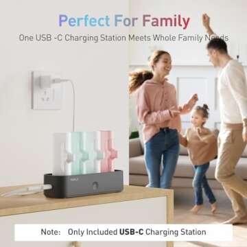 iWALK Charger Station for Portable Charger 4500mAh,4800mAh, 5000mAh, Power Bank for iPhone Charging ...