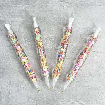 RECORDARME Diamond Art Pen, Resin Diamond Painting Pen Tools Accessories, Ergonomic Design Shiny Dia...