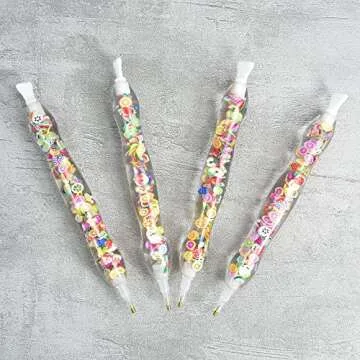 RECORDARME Diamond Art Pen, Resin Diamond Painting Pen Tools Accessories, Ergonomic Design Shiny Dia...