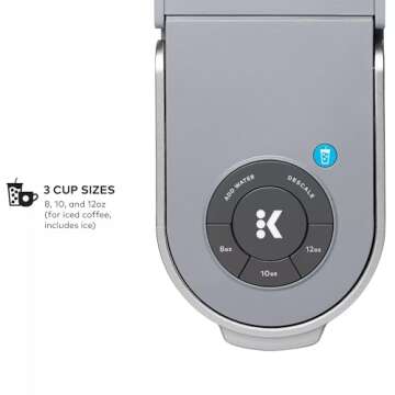 Keurig K-Iced Plus Brewer for Iced Coffee and Hot Drinks