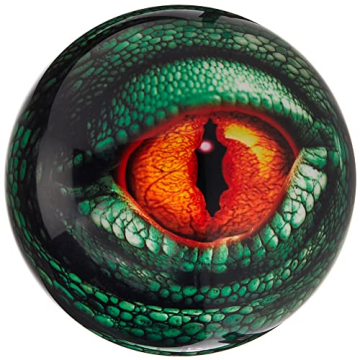Brunswick Bowling Products Lizard Glow Viz-A-Ball Bowling Ball - 16Lbs, Green/Black