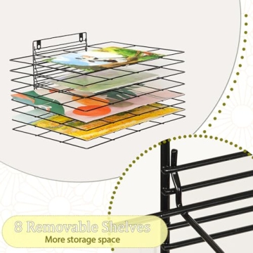 Lzttyee Art Drying Rack for Classroom and Art Studio