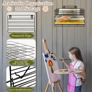 Lzttyee Art Drying Rack for Classroom and Art Studio