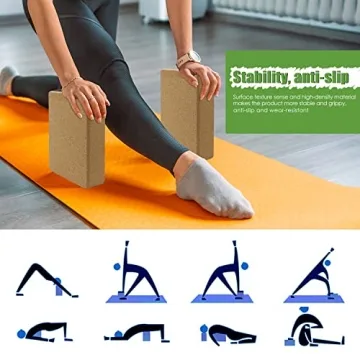 Eco-Friendly Cork Yoga Blocks for Stability and Support