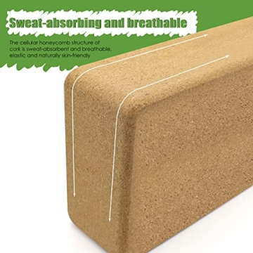 Eco-Friendly Cork Yoga Blocks for Stability and Support