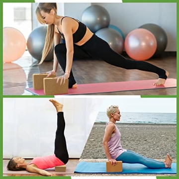 Eco-Friendly Cork Yoga Blocks for Stability and Support