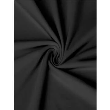 Hilinker Women's Going Out Asymmetrical Bolero Tops Long Sleeve Sexy Shirts Black Small