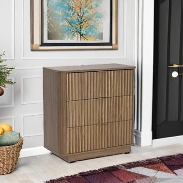 Mopio Brooklyn 3 Drawer Dresser - Mid Century Modern Design