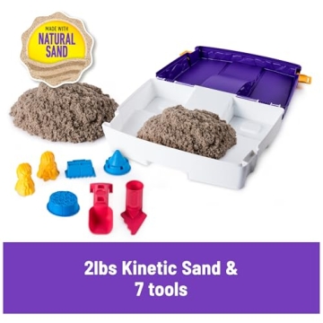 Kinetic Sand with Folding Sand Box for Creative Play