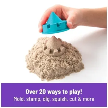 Kinetic Sand with Folding Sand Box for Creative Play
