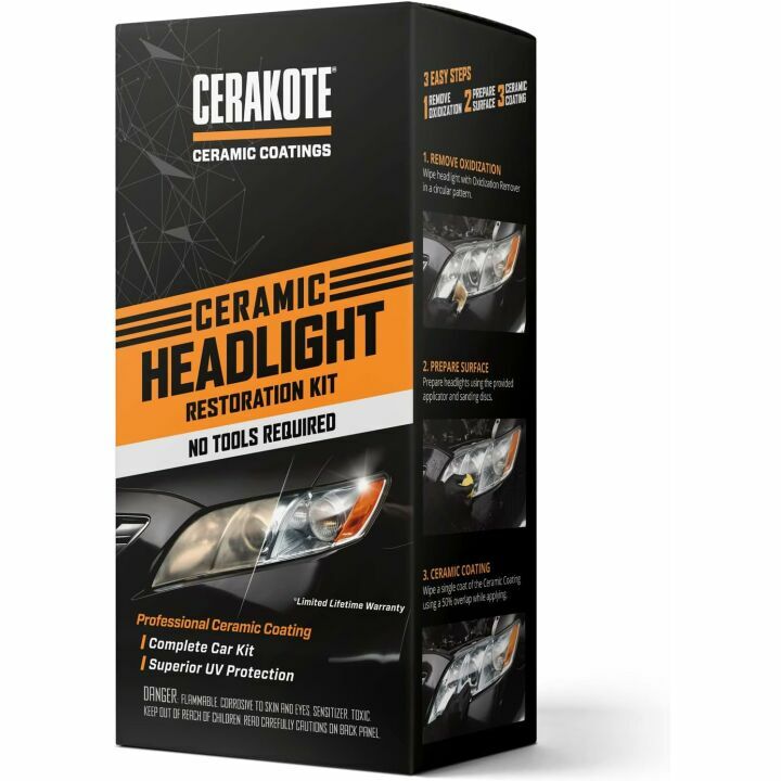 Headlight Restoration Kit for Long-Lasting Clarity