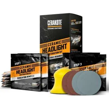Headlight Restoration Kit for Long-Lasting Clarity
