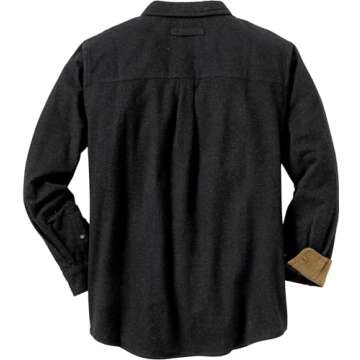 Legendary Whitetails Men's Standard Buck Camp Flannel, Long Sleeve Plaid Button Down Casual Shirt, C...