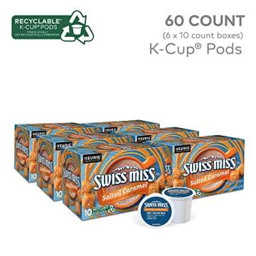 Swiss Miss Salted Caramel Hot Cocoa K-Cup Pods 10 Count