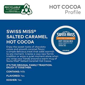 Swiss Miss Salted Caramel Hot Cocoa K-Cup Pods 10 Count