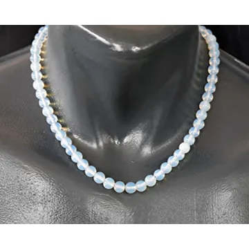 Elegant Natural Opalite Beaded Choker Necklace for Every Style