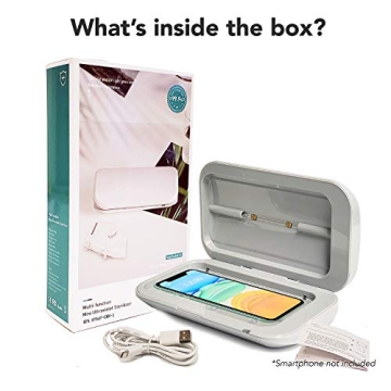 PHONECARE 3.0 UV Phone Cleaner - Rapid Disinfection Box