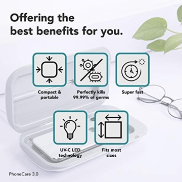 PHONECARE 3.0 UV Phone Cleaner - Rapid Disinfection Box