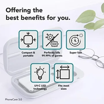 PHONECARE 3.0 UV Phone Cleaner - Rapid Disinfection Box