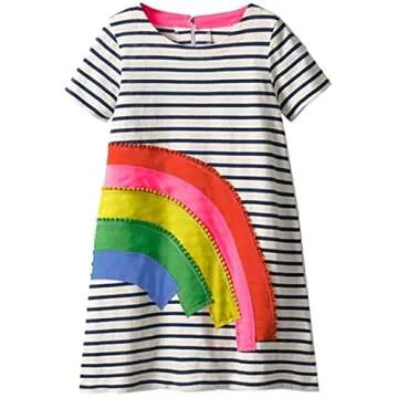 Little Toddler Girls Summer Dresses - Stylish Cotton Dress 2T