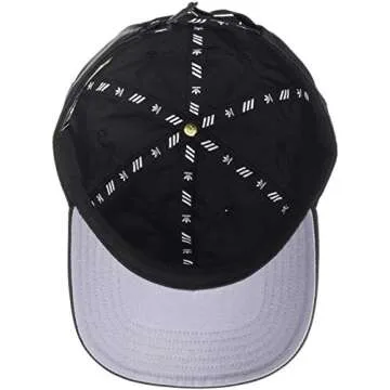 adidas Originals Men's Modern Relaxed Fit Strapback Cap, Black/ White, One Size