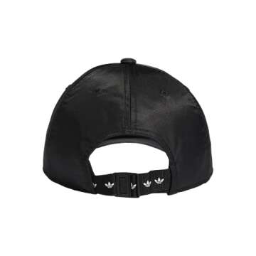 adidas Originals Men's Modern Relaxed Fit Strapback Cap, Black/ White, One Size