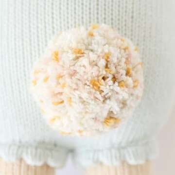 cuddle + kind Briar The Bunny Regular 20" Hand-Knit Doll – 1 Doll = 10 Meals, Fair Trade, Heirloom Quality, Handcrafted in Peru, 100% Cotton Yarn