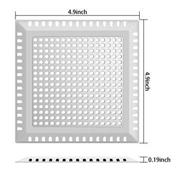 Aojuxix Hair Catcher/Drain Strainer/Shower Drain Cover for Bathroom Floor Drain, Stainless Steel and...