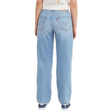 Stylish Levi's 94 Baggy Pants in Darkest Spruce Color