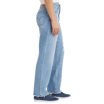 Stylish Levi's 94 Baggy Pants in Darkest Spruce Color